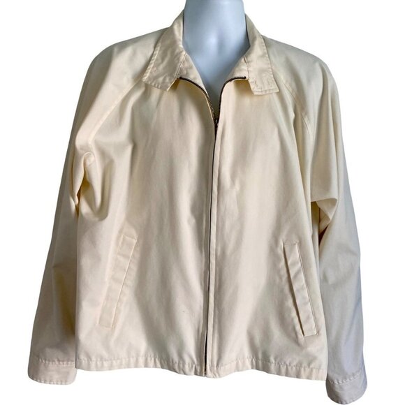 Midwest Traders Light Beige Full Zip Jacket Size XL - Picture 3 of 13